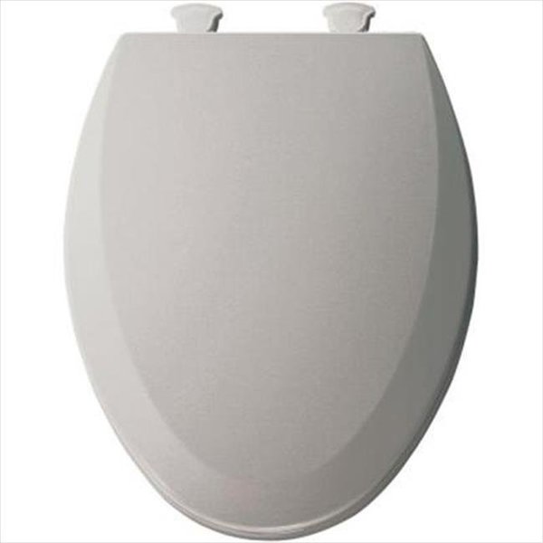 Church Seat Church Seat 1500EC 162 Lift-Off Elongated Closed Front Toilet Seat in Silver 1500EC 162